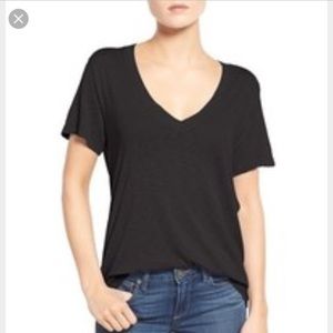 J. Crew Vintage Cotton V Neck Tee- EUC